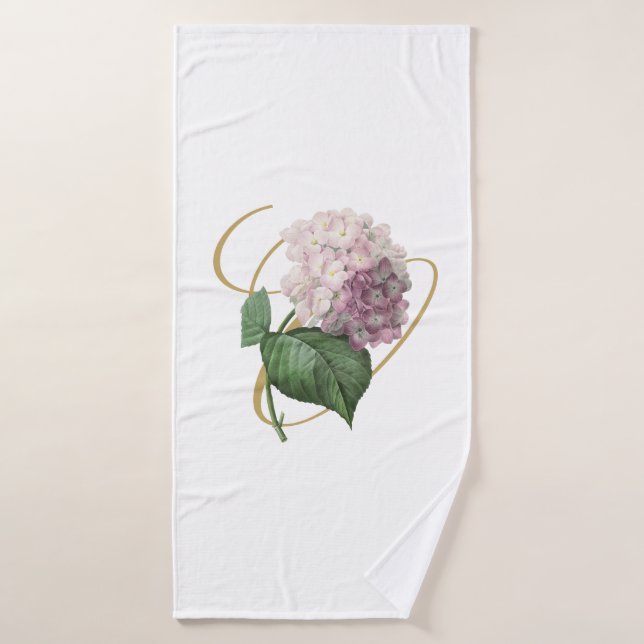 Hydrangea Bath Towel (Bath Towel)