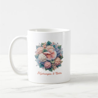 Hydrangea & Bettafish Mug