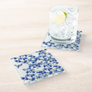 Hydrangea(BGC transparent) Glass Coaster