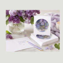 Hydrangea Blank Card | Elegant Floral Note