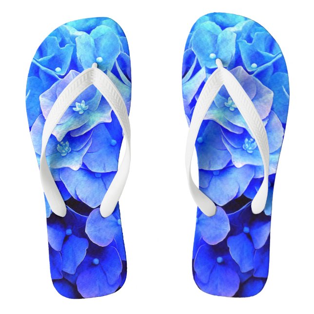 Hydrangea Blues Jandals (Footbed)