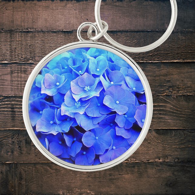 Hydrangea Blues Key Ring (Creator Uploaded)