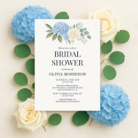 Hydrangea Botanical Eucalyptus Bridal Shower