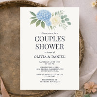 Hydrangea Botanical Eucalyptus Couples Shower