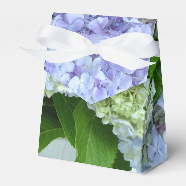 Hydrangea Bouquet Favour Box (Front Side)