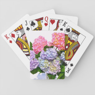 Hydrangea Bouquet Playing Cards
