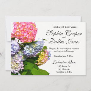 Hydrangea Bouquet Wedding collection Wedding Invitation