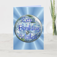 hydrangea bubble card-change  for any occasion