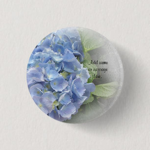 Hydrangea button for wedding favours