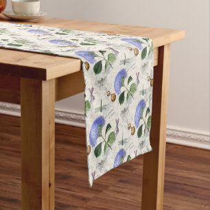 Hydrangea Collage Short Table Runner