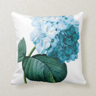 Hydrangea double flower illustration Redoute Cushion