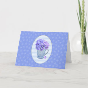 Hydrangea Easter Card