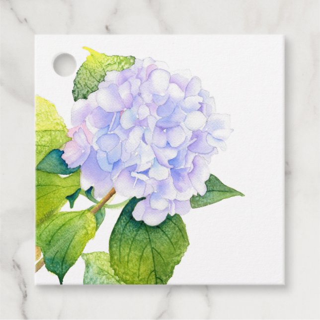 Hydrangea Favour Tags (Front)