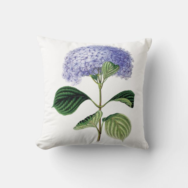 Hydrangea floral cushion (Front)