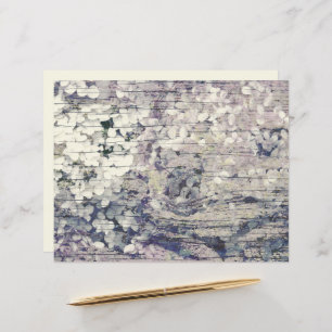 Hydrangea Floral Old Style Vintage Country Wood