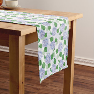 Hydrangea Floral Table Runner