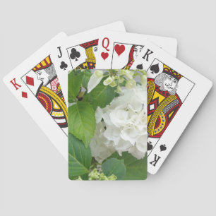 Hydrangea Flower Green White Nature Garden Plants Playing Cards