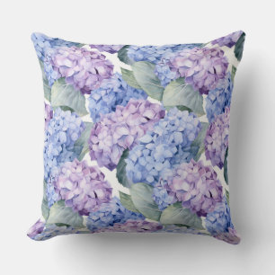 Hydrangea Flowers Pillow