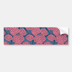 Hydrangea garden bumper sticker