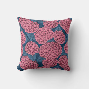 Hydrangea garden cushion