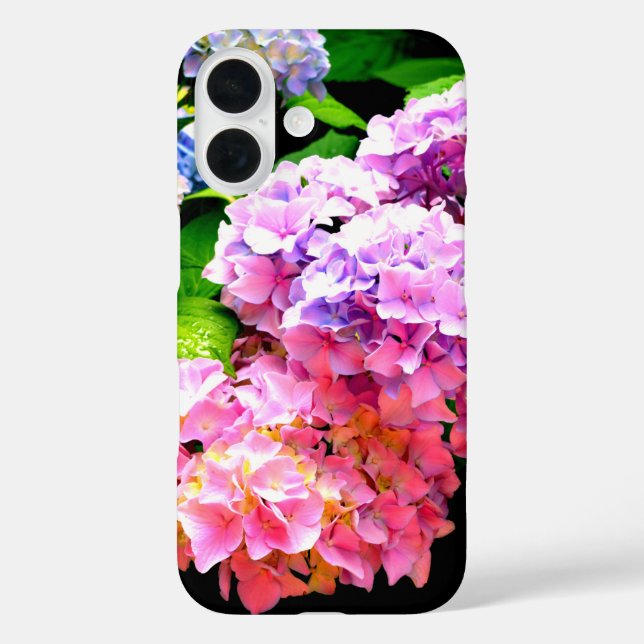 Hydrangea garden, pink, blue, purple floral Case-Mate iPhone case (Back)