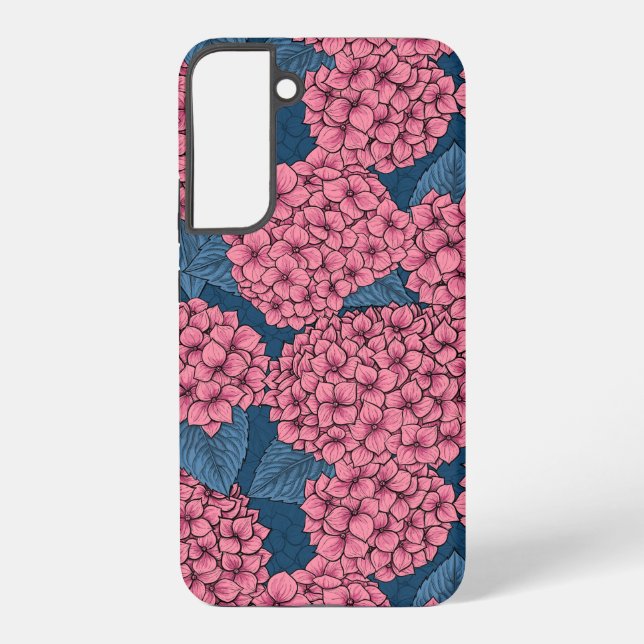 Hydrangea garden samsung galaxy s22+ case (Back)