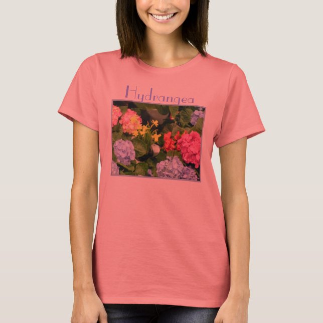 Hydrangea Hues T-Shirt (Front)