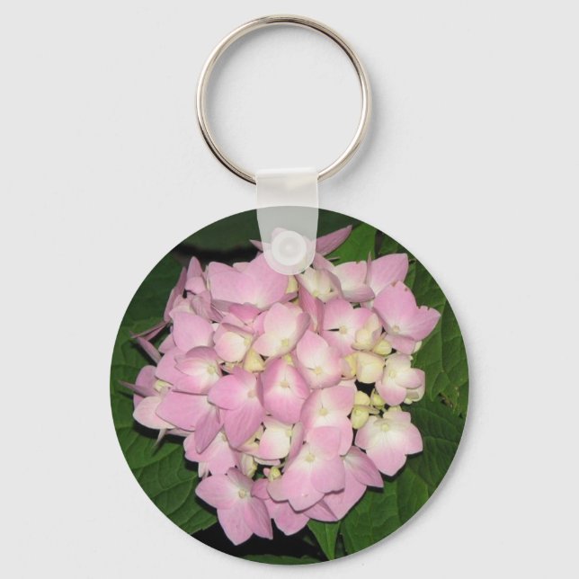 Hydrangea Key Ring (Front)