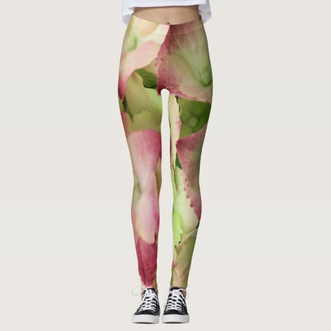 Hydrangea Leggings (Front)