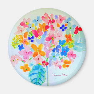 Hydrangea magnet by Ariella & Lily Designs