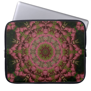 Hydrangea Mandala Mauve Laptop Sleeve
