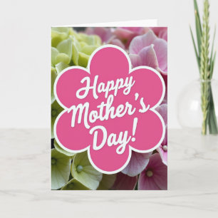 Hydrangea Mothers Day Card
