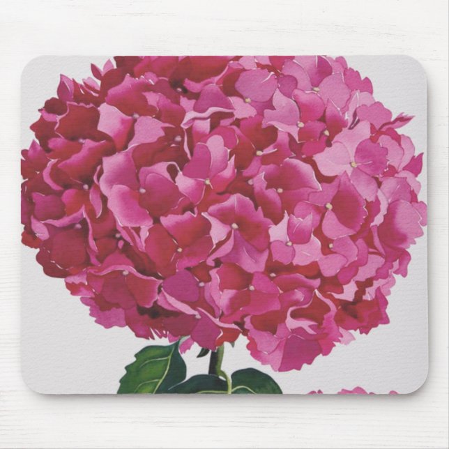 Hydrangea Mouse Pad (Front)