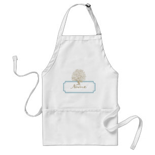 Hydrangea Name Tag Standard Apron