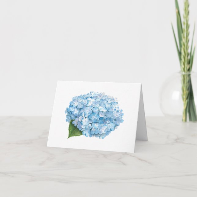 Hydrangea Note Card (Front)