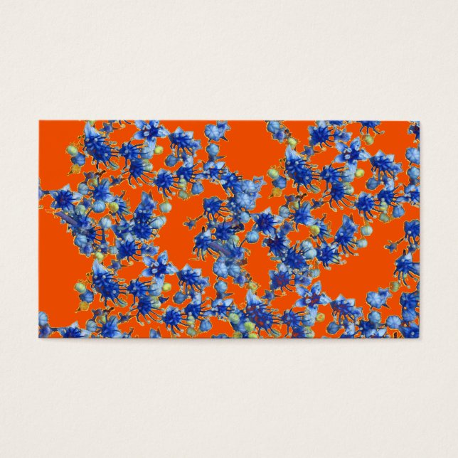 hydrangea orange and blue (Front)