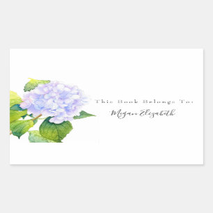Hydrangea Rectangular Sticker