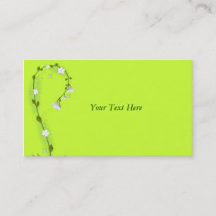Hydrangea Sprig Business Card