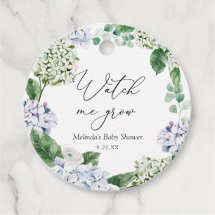Hydrangea Watch me Grow Plant Favour Favour Tags