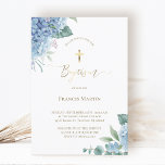 Hydrangea watercolor | Baptism Invitation<br><div class="desc">Baptism invitation</div>