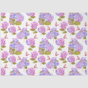 Hydrangea Watercolor Series Design 13 Tissue Paper