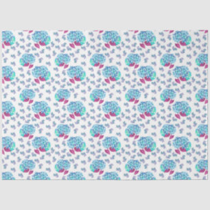 Hydrangea Watercolor Series Design 6 Tissue Paper