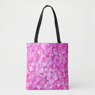 Hydrangea watercolor tote bag