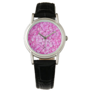Hydrangea watercolor watch
