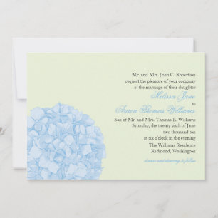 Hydrangea Wedding Invitation