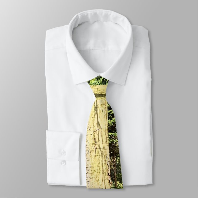 Hydrangea Wood Trees Nature Photography Tie (Tied)