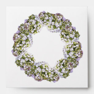 Hydrangea Wreath Envelope