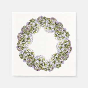 Hydrangea Wreath Napkin