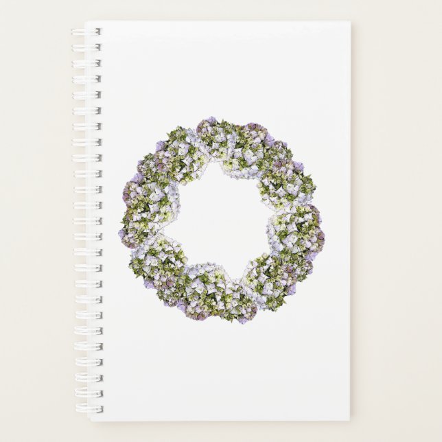 Hydrangea Wreath Planner (Front)