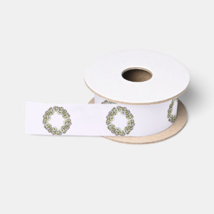 Hydrangea Wreath Satin Ribbon